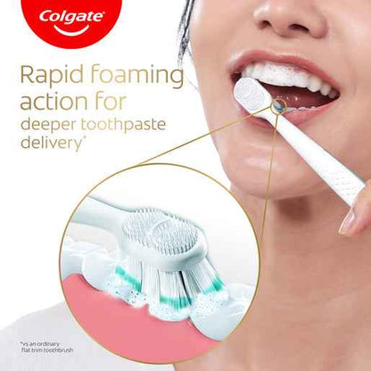 Colgate Total Active Prevention Foaming Clean Toothbrush Medium 1 Pack