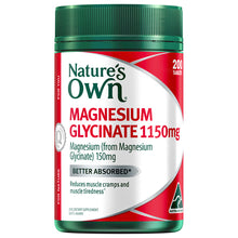 Nature's Own Magnesium Glycinate 1150mg 200 Tablets - GimmeNow