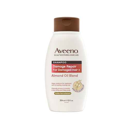 Aveeno Damage Repair+ Almond Oil Blend Shampoo 354mL