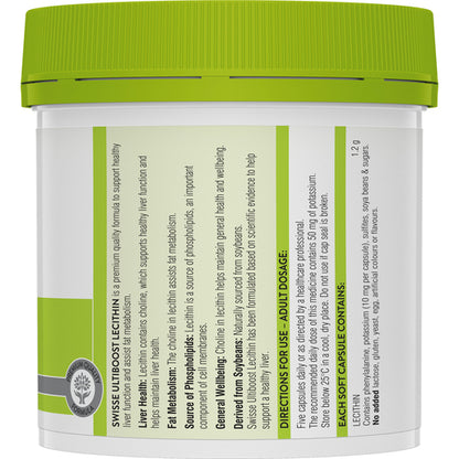 Swisse Ultiboost Lecithin 1200mg 150 Capsules