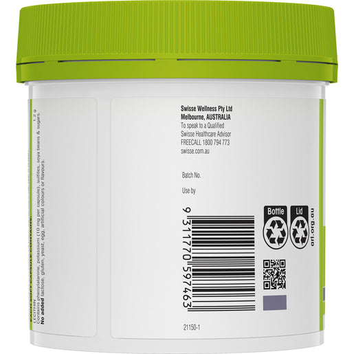 Swisse Ultiboost Lecithin 1200mg 150 Capsules