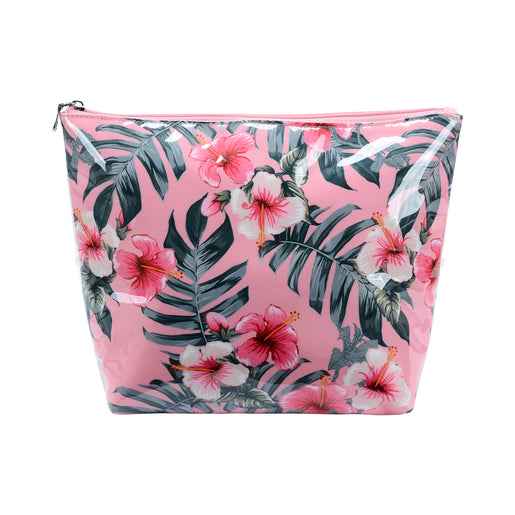 MP Cosmetics Pink Floral Clutch 2 Piece Set