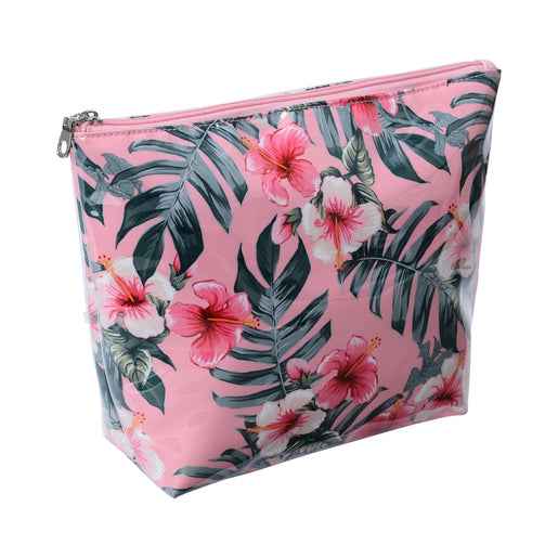 MP Cosmetics Pink Floral Clutch 2 Piece Set