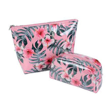 MP Cosmetics Pink Floral Clutch 2 Piece Set