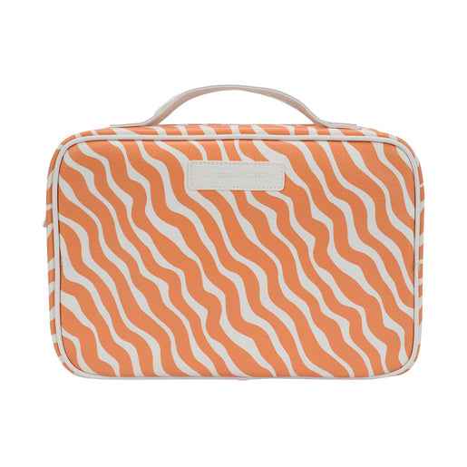 MP Cosmetics Orange Zigzag Weekender 2 Piece Set