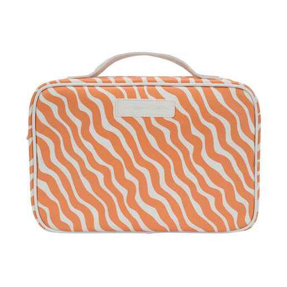 MP Cosmetics Orange Zigzag Weekender 2 Piece Set