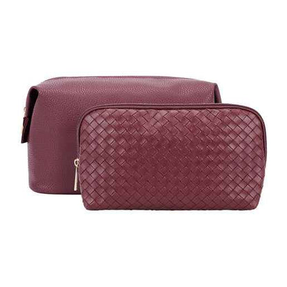 MP Cosmetics Wine Luxe Organiser 2 Piece Set