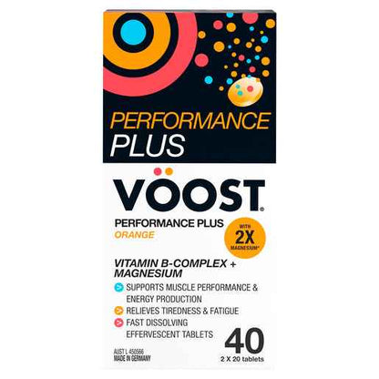 VÖOST Performance Plus Orange Flavour 40 Tablets