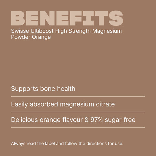 Swisse Ultiboost High Strength Magnesium Powder Orange 360g