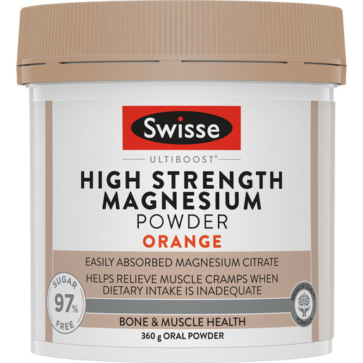 Swisse Ultiboost High Strength Magnesium Powder Orange 360g