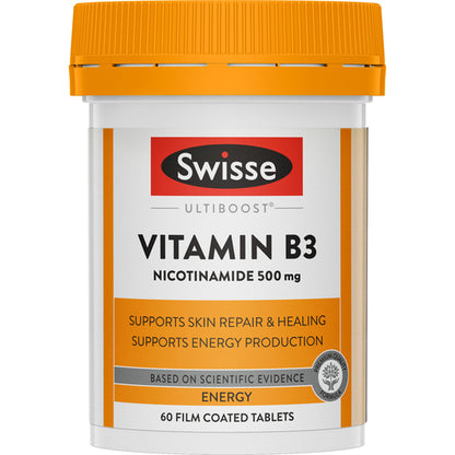 Swisse Ultiboost Vitamin B3 60 Tablets