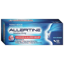 ALLERTINE Bilastine 20mg 50 Tablets