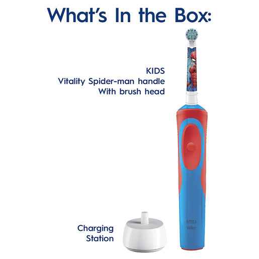 Oral-B Vitality Kids 3+ Yrs Spiderman Electric Toothbrush 1 Pack