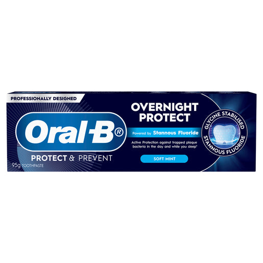 Oral-B Overnight Protect Soft Mint Toothpaste 95g