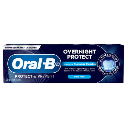Oral-B Overnight Protect Soft Mint Toothpaste 95g