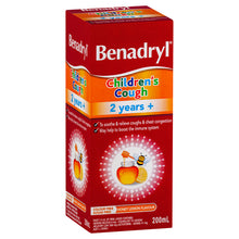 Benadryl Children's Cough 2+ Years Honey Lemon Flavour 200mL