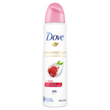 Dove Advanced Care Antiperspirant Aerosol Deodorant Go Fresh Pomegranate & Lemon Verbena 150mL