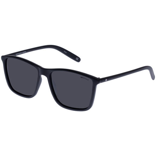 SOLARIZED Deep Square Black Men's Sunglasses 1 Pair