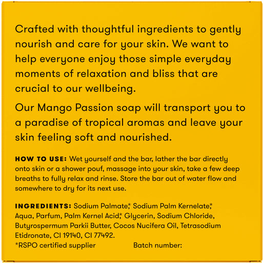 Anihana Feel-Good Soap Mango Passion 120g