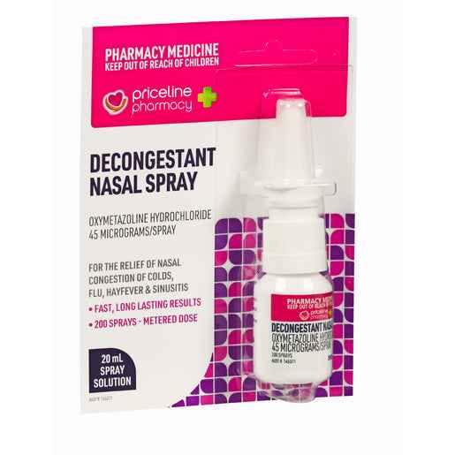 Priceline Decongestant Nasal Spray 20mL