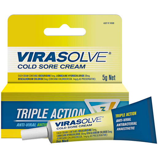 Virasolve Cold Sore Cream 5g - GimmeNow