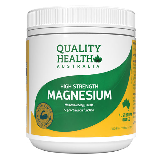 QUALITY HEALTH High Strength Magnesium 100 Tablets