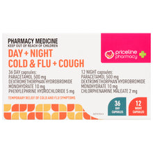 Priceline Pharmacy Day & Night Cold & Flu + Cough 48 Capsules