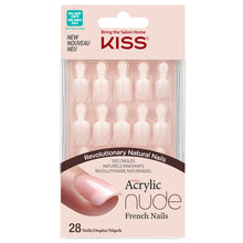 Kiss Salon Acrylic Nude French Nails - Breathtaking 1 Kit