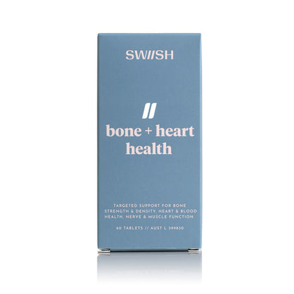 SWIISH Bone + Heart Health 60 Tablets