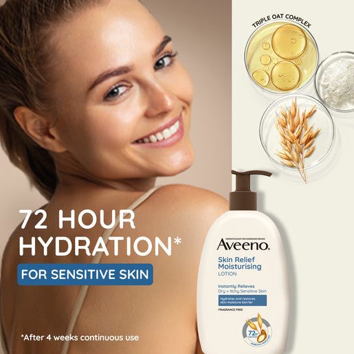 Aveeno Skin Relief Moisturising Body Lotion with Cooling Action 225mL