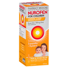 Nurofen For Children 3 Months - 5 Years Orange Flavour 200mL