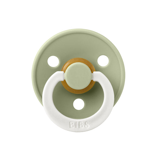 Bibs Pacifier Night Glow Sage Size 1 2 Pack