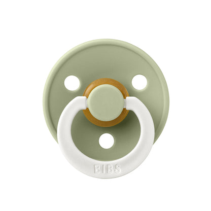 Bibs Pacifier Night Glow Sage Size 1 2 Pack