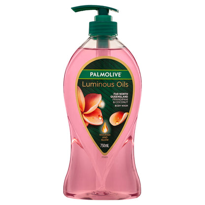 Palmolive Luminous Oils Body Wash Far North Queensland Frangipani & Coconut 750mL - GimmeNow