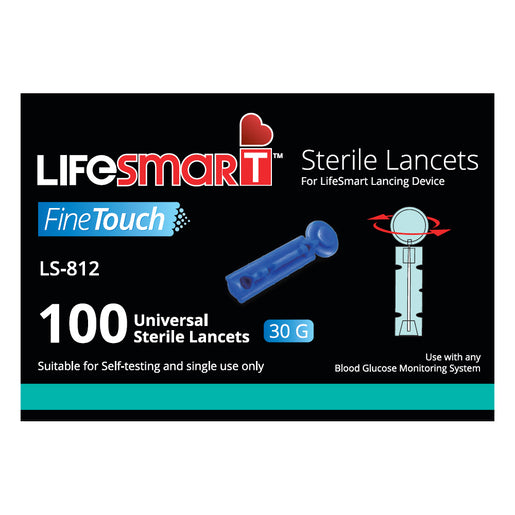 LifeSmart Sterile Lancets 100 Pack