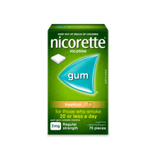 NICORETTE® Nicotine Gum 2mg Regular Strength Fresh Fruit 75 Pack
