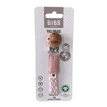 Bibs Paci Braid Blush 1 Each - GimmeNow