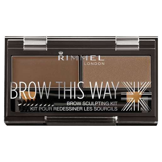 Rimmel London Brow This Way Eyebrow Powder Kit 002 Mid Brown 1 Kit