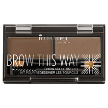 Rimmel London Brow This Way Eyebrow Powder Kit 002 Mid Brown 1 Kit