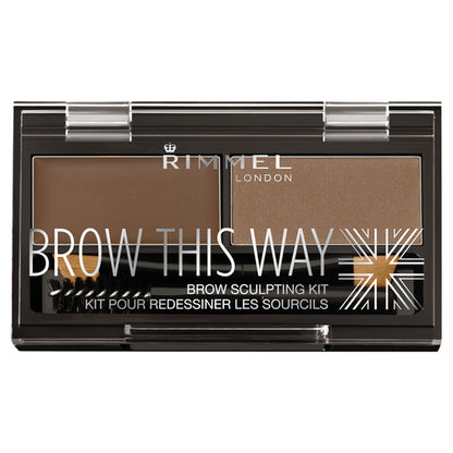 Rimmel London Brow This Way Eyebrow Powder Kit 002 Mid Brown 1 Kit