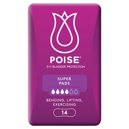 Poise Super Pads 14 Pack