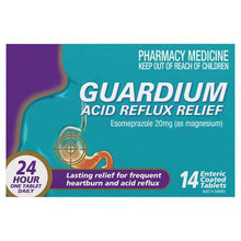 GUARDIUM Acid Reflux Relief Esomeprazole 20mg 14 Tablets