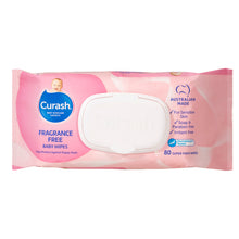 Curash Fragrance Free Super Thick Baby Wipes 80 Wipes