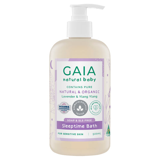 GAIA Natural Baby Sleeptime Bath Wash 500mL - GimmeNow