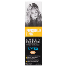 Invisible Zinc Sheer Defence Tinted Moisturiser SPF 50 Light 50g - GimmeNow