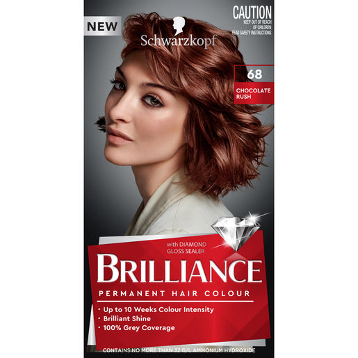 Schwarzkopf Brilliance 68 Chocolate Rush 1 Kit - GimmeNow