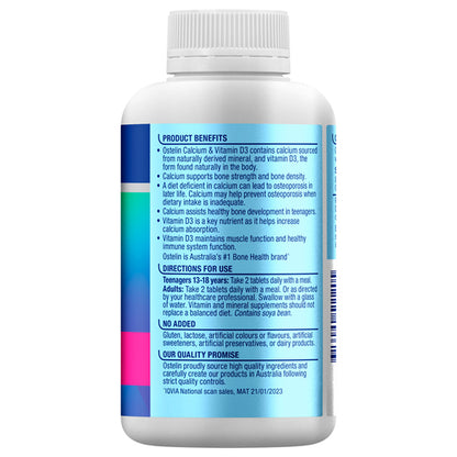 Ostelin Calcium & Vitamin D3 250 Tablets