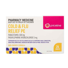 Priceline Cold & Flu Relief PE 24 Tablets