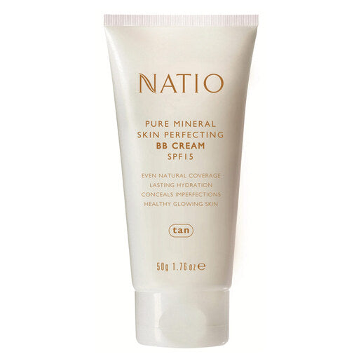 Natio Pure Mineral Skin Perfecting BB Cream SPF 15 Tan 50g