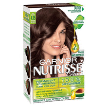 Garnier Nutrisse 4.15 Iced Chestnut Mahogany Ash Brown 1 Pack - GimmeNow